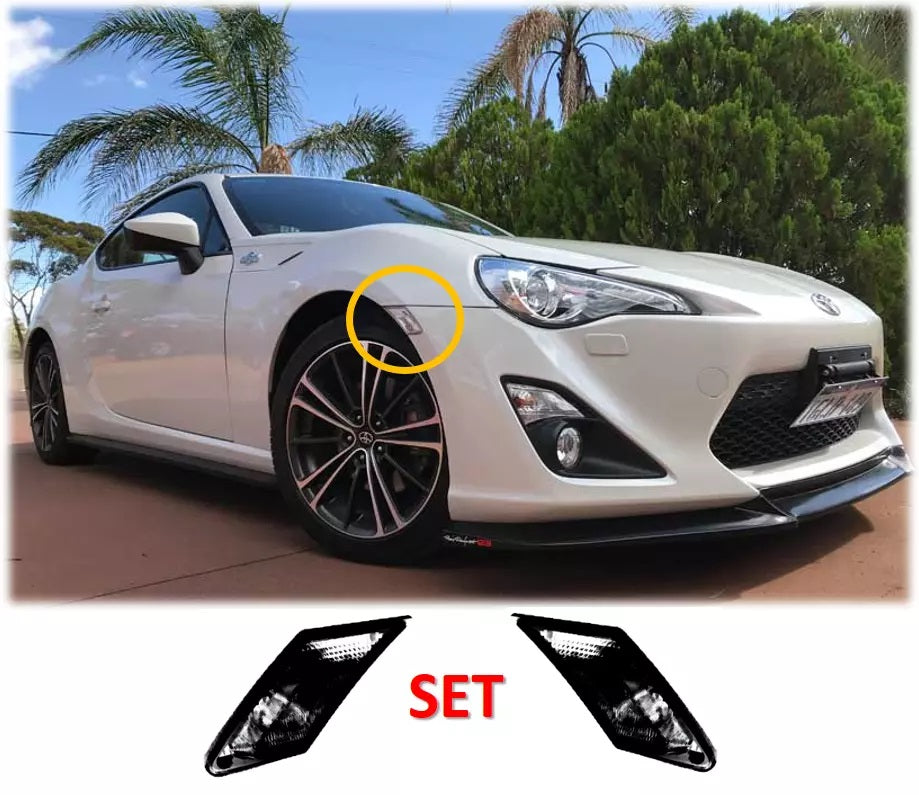 TOYOTA 86 GT-86 2011-2014 SIDE MARKER SMOKE & SUBARU BRZ 2013-2020