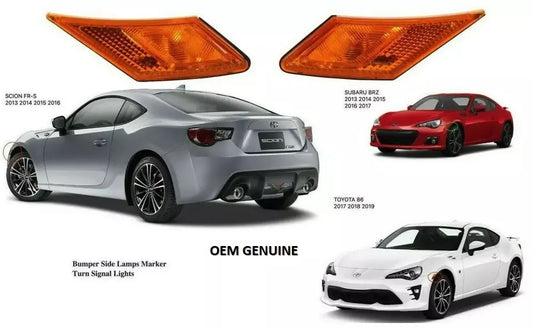 TOYOTA 86 GT-86 2011-2014 SIDE MARKER YELLOW & BRZ SUBARU 2013-2020