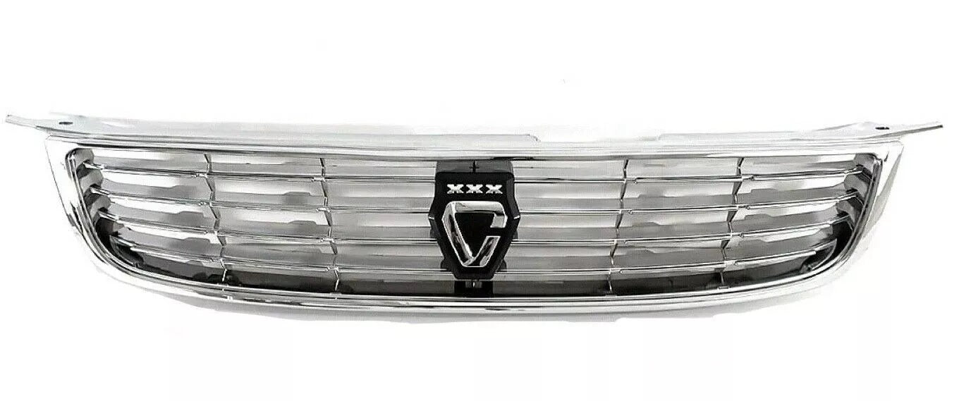 For 1998 2002 Toyota Corolla JDM Style Front Bumper Grill Chrome With Crown Logo