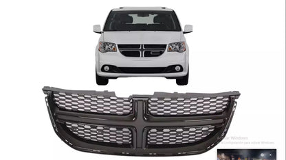 FOR 2011 2020 DODGE GRAND CARAVAN FRONT UPPER GRILLE GLOSS BLACK