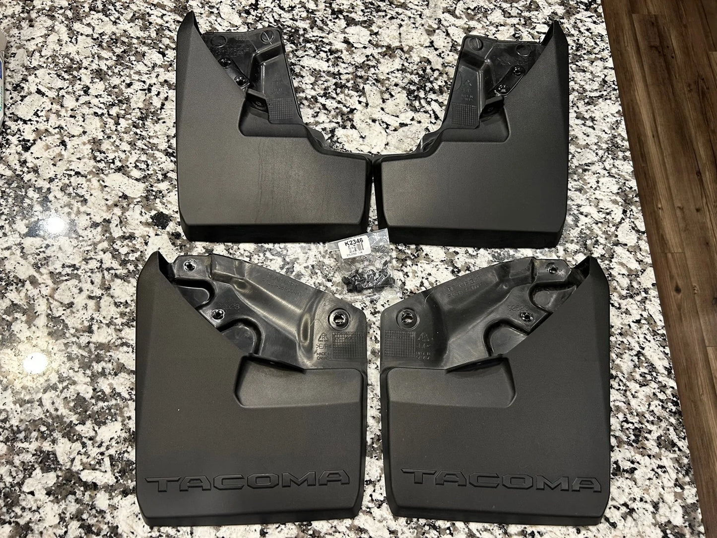 2024 2025 Toyota Tacoma Mudguard Kit PK389-35R00-P1 Genuine OEM Set Splash Guard