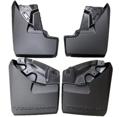 24-26 TACOMA TRD PRO & TRAILHUNTER MUDGUARD MUD FLAP SET OF 4 GENUINE TOYOTA
