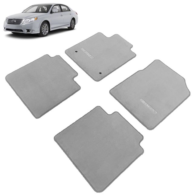 Toyota Avalon 2005-2012 Light Gray Carpet Floor Mat Set Genuine PT206-07090-17