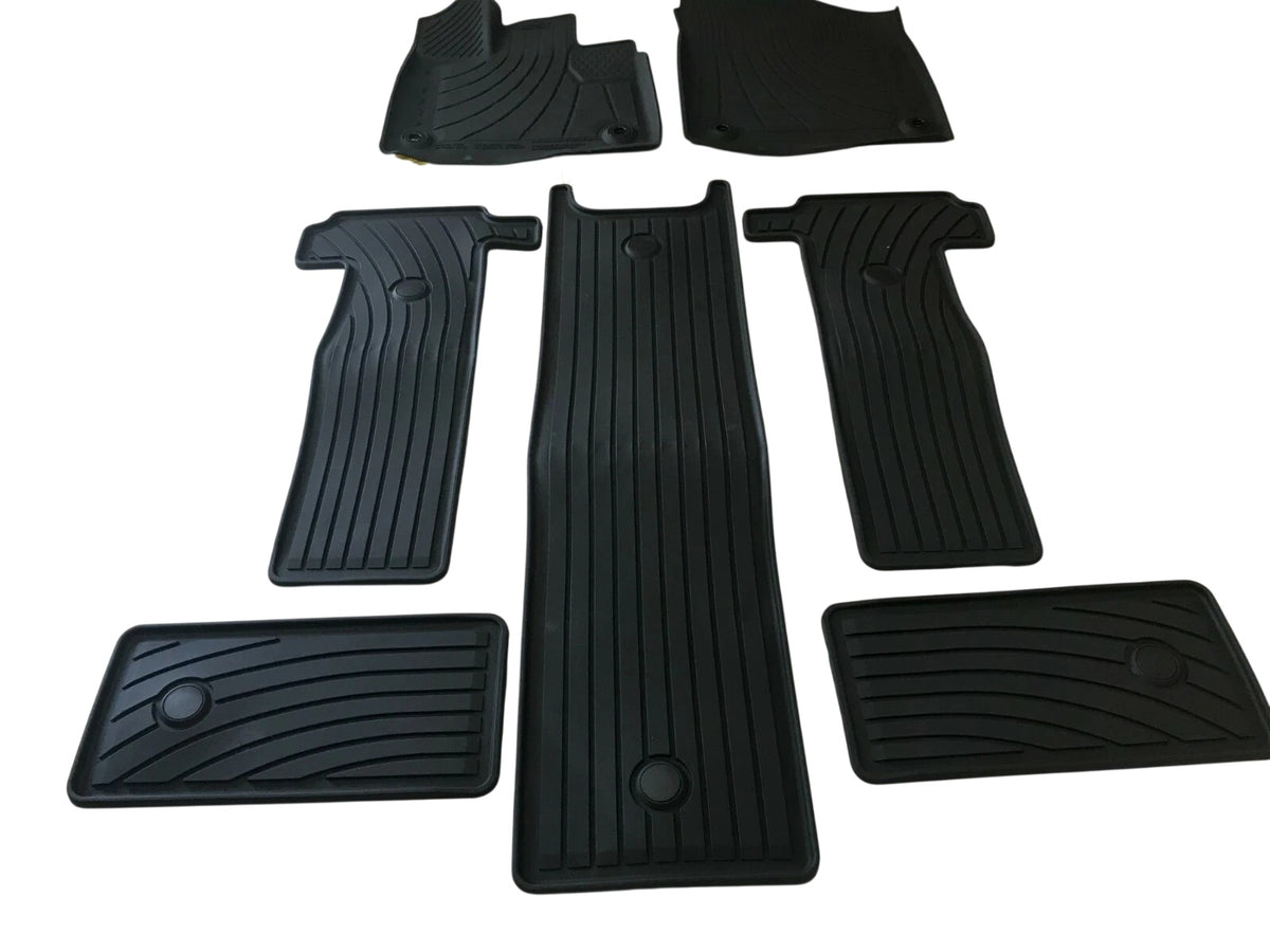 2021-2025 Sienna 7 Passanger All Weather Rubber Floor Liner Mats PT206-08210-02