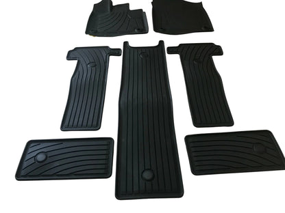 2021-2025 Sienna 7 Passanger All Weather Rubber Floor Liner Mats PT206-08210-02
