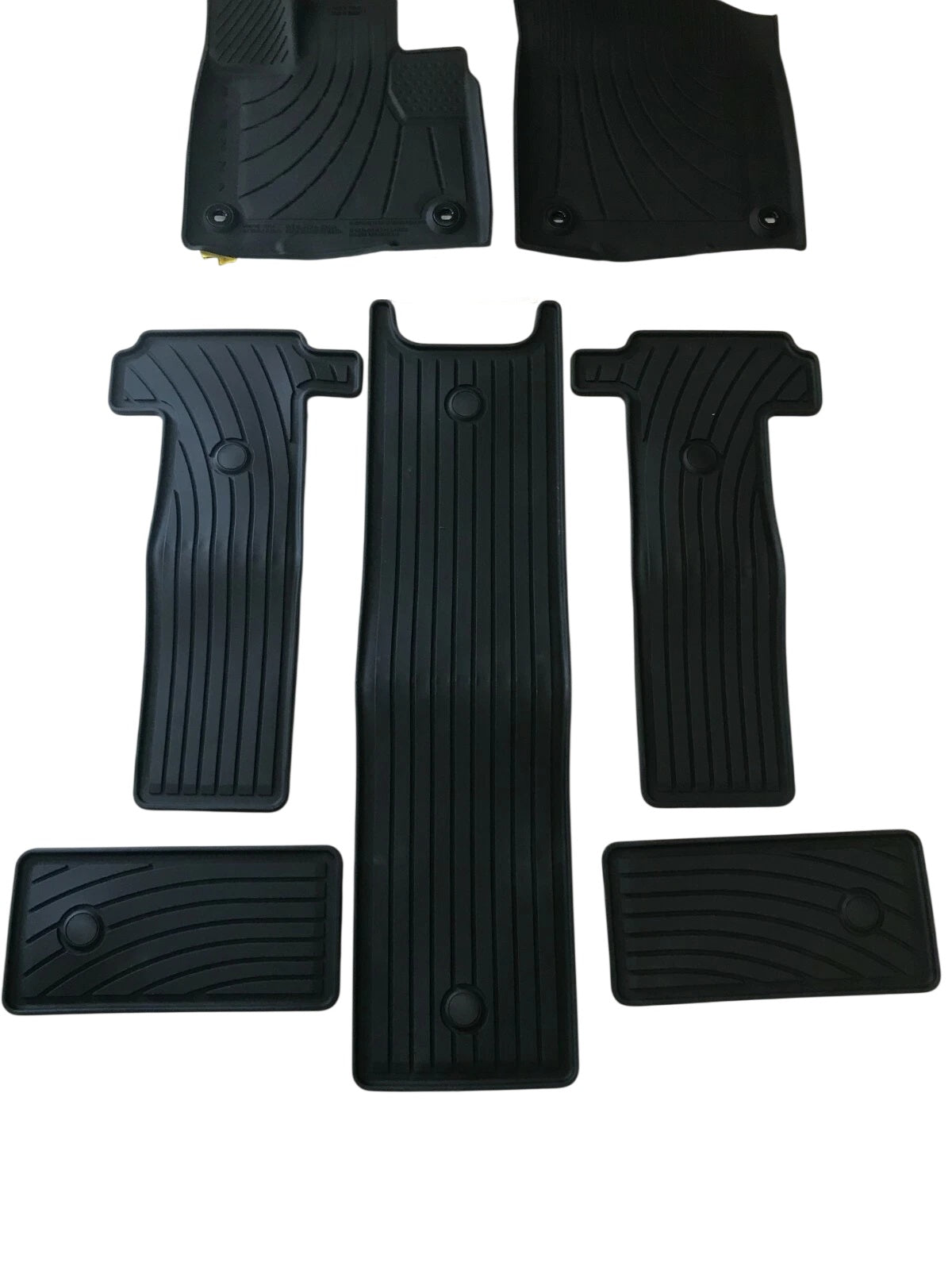 2021-2025 Sienna 7 Passanger All Weather Rubber Floor Liner Mats PT206-08210-02