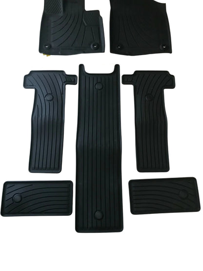 2021-2025 Sienna 7 Passanger All Weather Rubber Floor Liner Mats PT206-08210-02