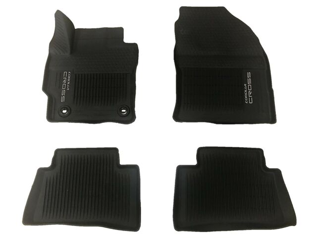2023-2025 COROLLA CROSS HYBRID ALL WEATHER FLOOR LINER MATS PT206-16230-20