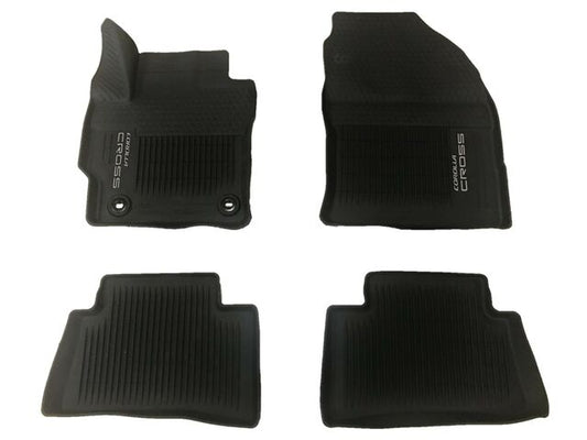 2023-2025 COROLLA CROSS HYBRID ALL WEATHER FLOOR LINER MATS PT206-16230-20