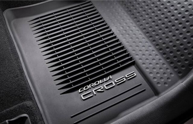 2023-2025 COROLLA CROSS HYBRID ALL WEATHER FLOOR LINER MATS PT206-16230-20