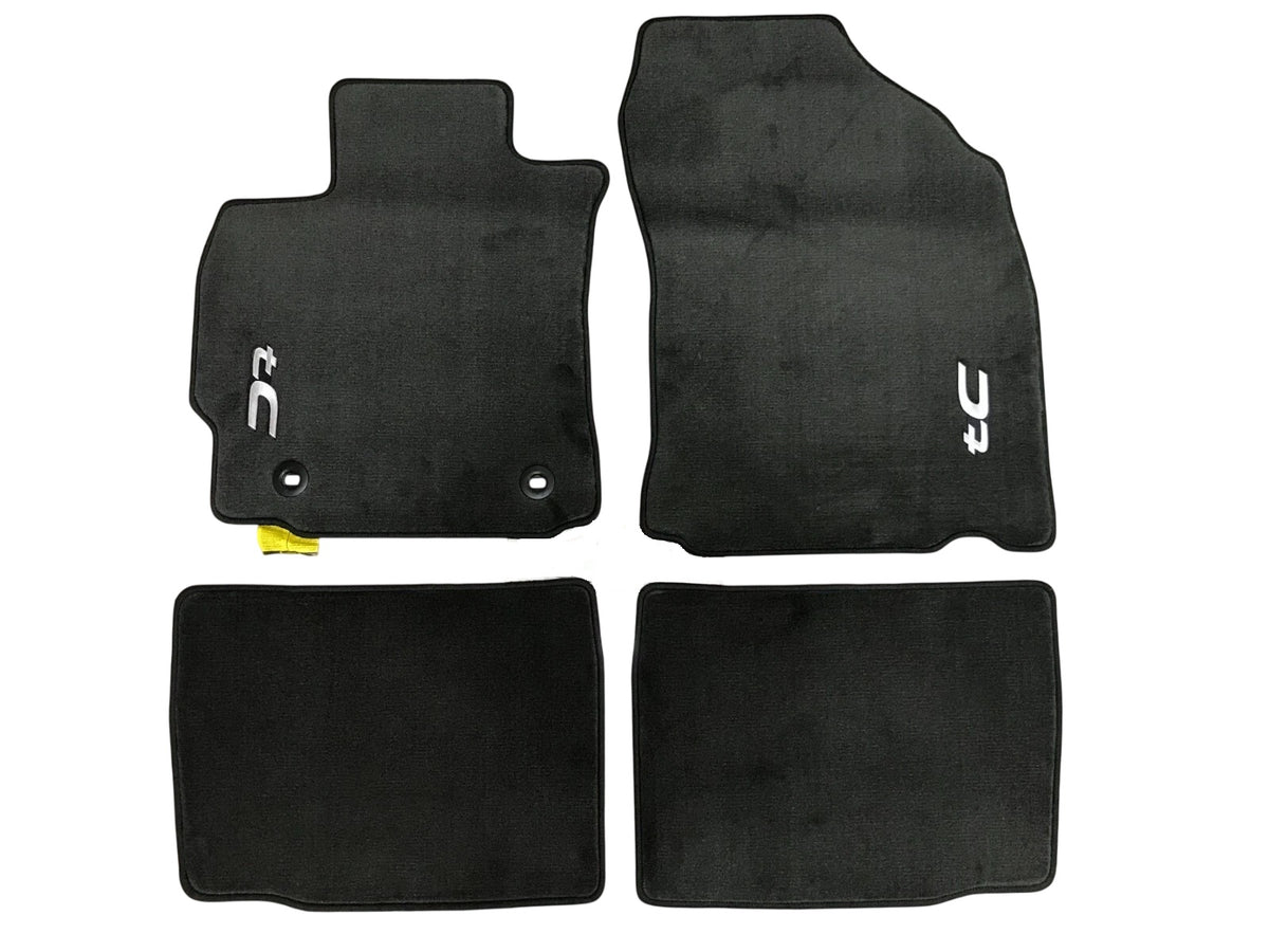 2014-2016 SCION TC BLACK CARPET FLOOR MATS PT206-21140-22 GENUINE TOYOTA/SCION