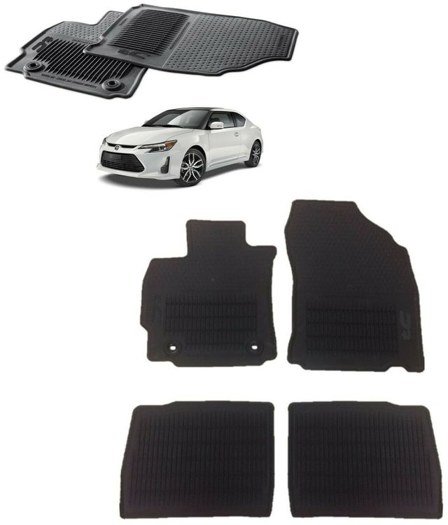 2014-2016 Scion TC All Weather Rubber Floor Mats PT206-21145-20 Genuine Scion