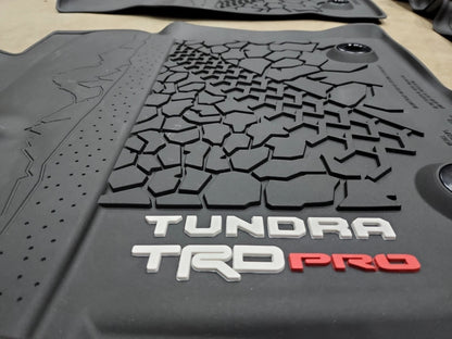 2022-2024 Toyota Tundra TRD Pro All Weather Mats OEM Crew Max PT206-34222-20