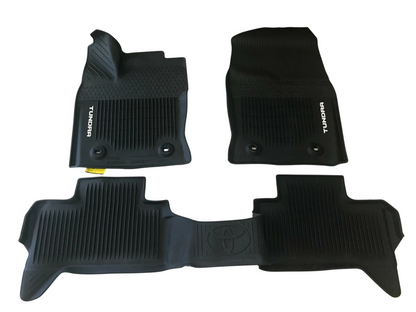 ALL WEATHER FLOOR LINER MATS OEM TUNDRA 2022-2025 DOUBLE CAB PT206-34221-20