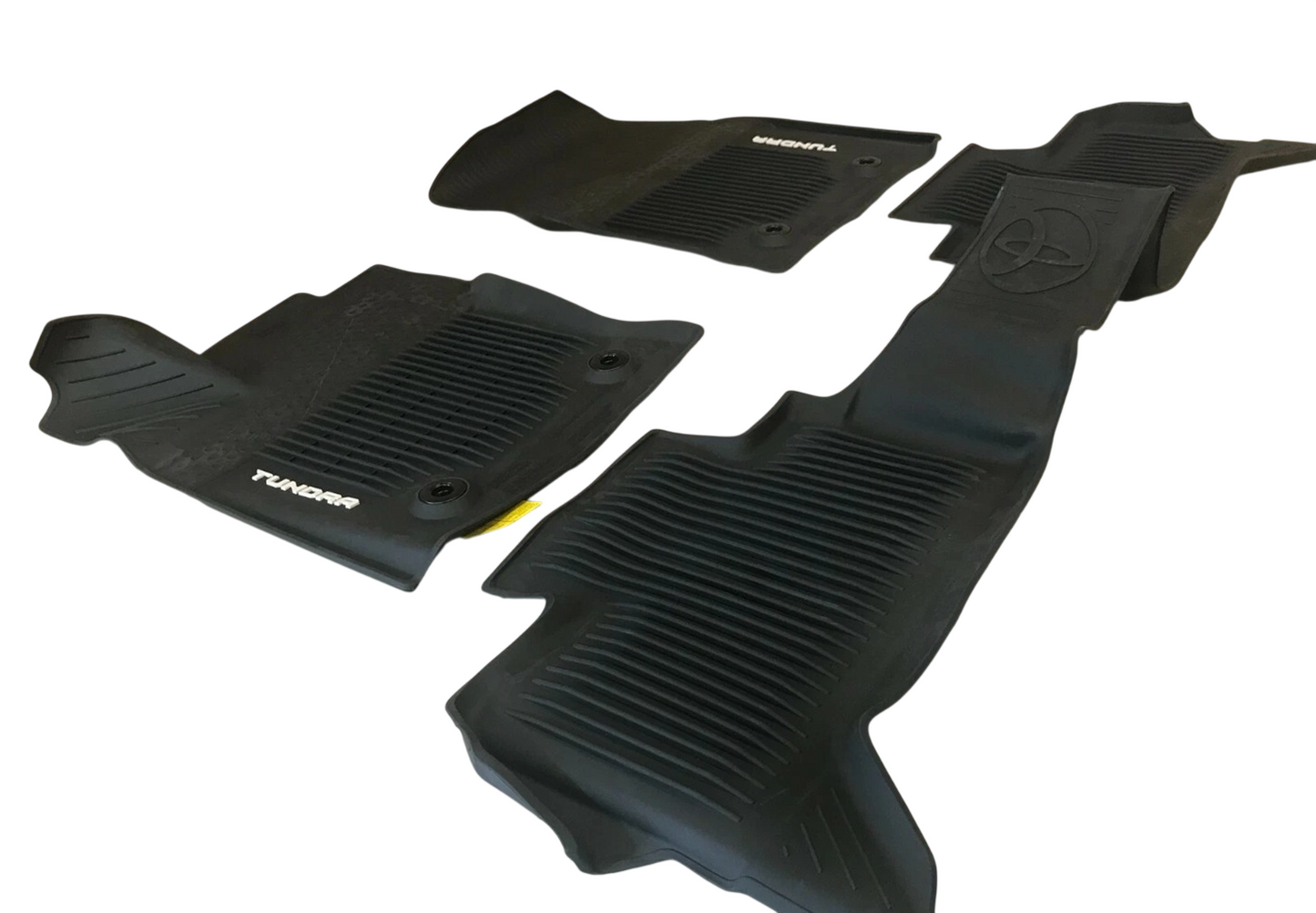 ALL WEATHER FLOOR LINER MATS OEM TUNDRA 2022-2025 DOUBLE CAB PT206-34221-20
