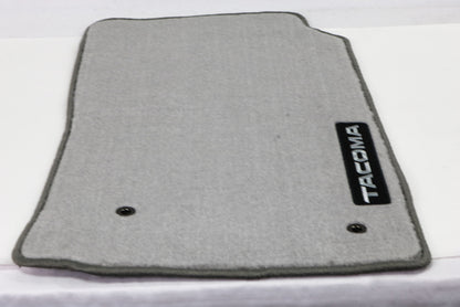 OEM 2005-2011 TACOMA DOUBLE CAB CARPET FLOOR MATS-LIGHT CHARCOAL GRAY-GENUINE