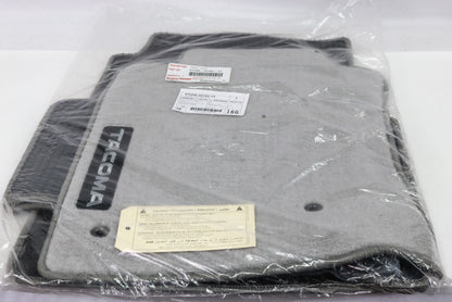 OEM 2005-2011 TACOMA DOUBLE CAB CARPET FLOOR MATS-LIGHT CHARCOAL GRAY-GENUINE