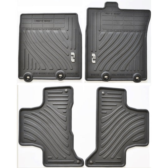 RUBBER FLOOR MAT SET 4 PCS FJ CRUISER 2007-2014 TOYOTA GENUINE