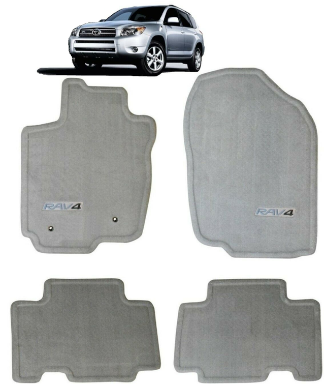 Genuine Toyota 2006-2012 Rav4 Ash Gray Carpet Floor Mats Set PT208-42051-31