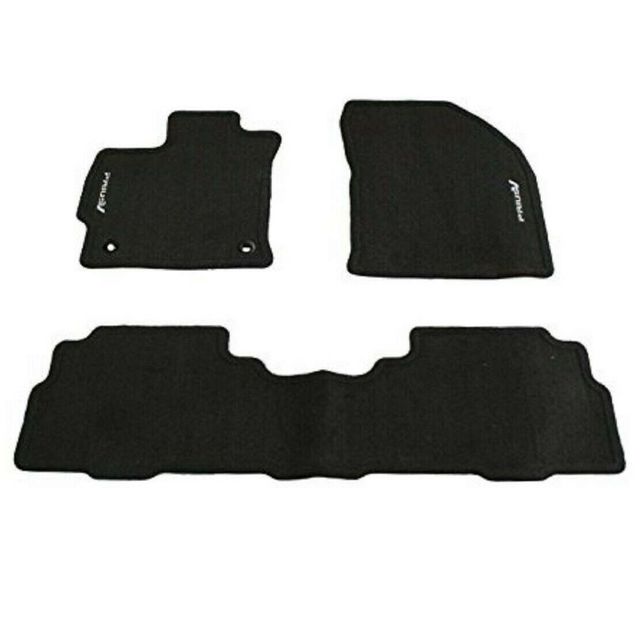 2012-2017 PRIUS V BLACK CARPET FLOOR MATS GENUINE TOYOTA PT208-47130-20