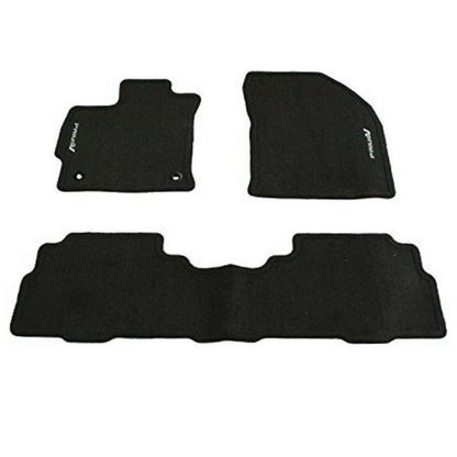 2012-2017 PRIUS V BLACK CARPET FLOOR MATS GENUINE TOYOTA PT208-47130-20