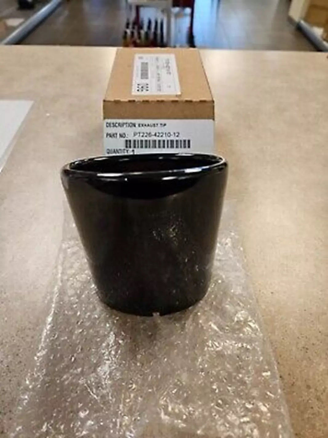 2019-2025 TOYOTA RAV4 BLACK CHROME EXHAUST TIPS GENUINE OEM SET OF 2