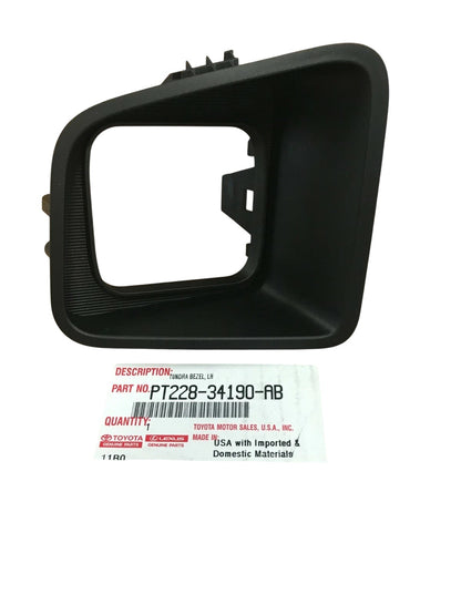19-20 TUNDRA TRD PRO LEFT FOG LIGHT LAMP BEZEL GENUINE TOYOTA PT228-34190-AB