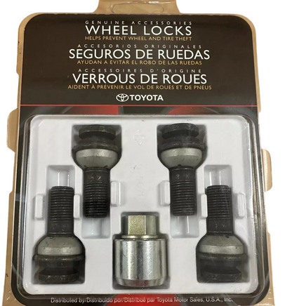 Toyota Lexus Wheel Lock Set 2022 NX350 2023 2024 BZ4X Crown PT276-48230-02