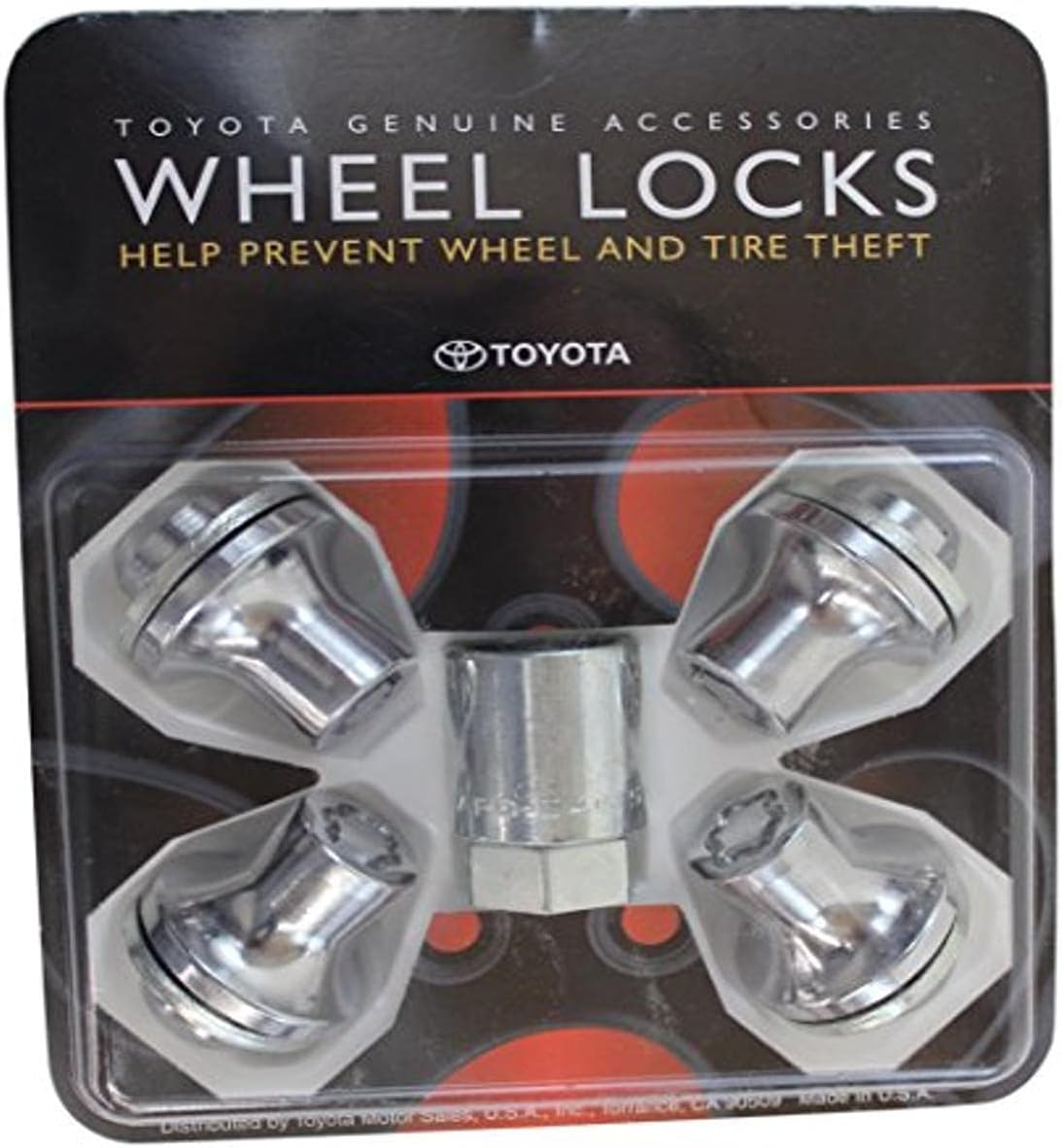 Toyota Genuine Alloy Wheel Locks PT276-60070 14mm x 1.5mm