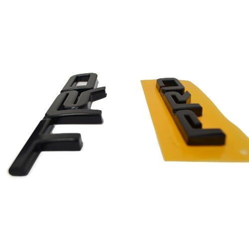 Tacoma TRD Pro FLAT BLACK Painted Metal Emblems set GENUINE TOYOTA PT413-35170