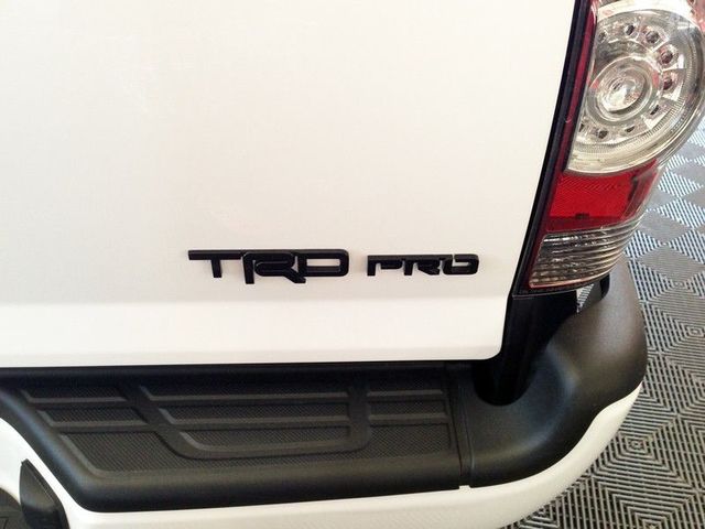 Tacoma TRD Pro FLAT BLACK Painted Metal Emblems set GENUINE TOYOTA PT413-35170