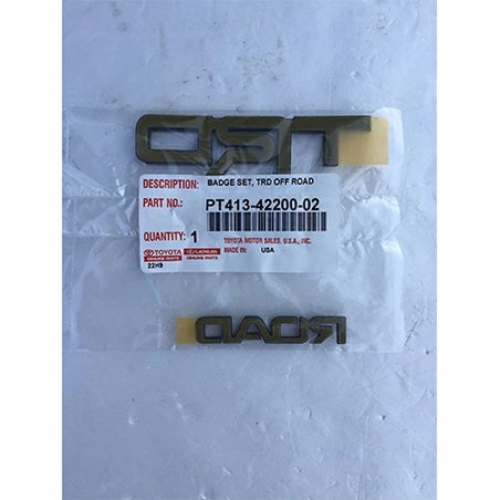 TRD Blackout Emblem Badge Kit For 10-22 Toyota 4Runner Tacoma Off Road Set