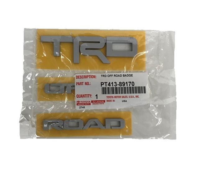 Genuine Toyota 2017-2024 4Runner TRD Off Road Badge Emblem OEM PT413-89170