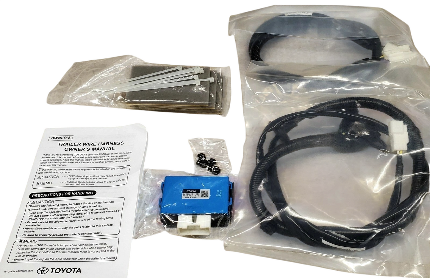 2014-2019 TOYOTA HIGHLANDER / HYBRID TOWING WIRE HARNESS GENUINE OEM PT725-48140
