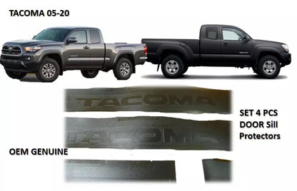 OEM 2005 - 2015 TOYOTA TACOMA ACCESS CAB DOOR SILL PROTECTORS