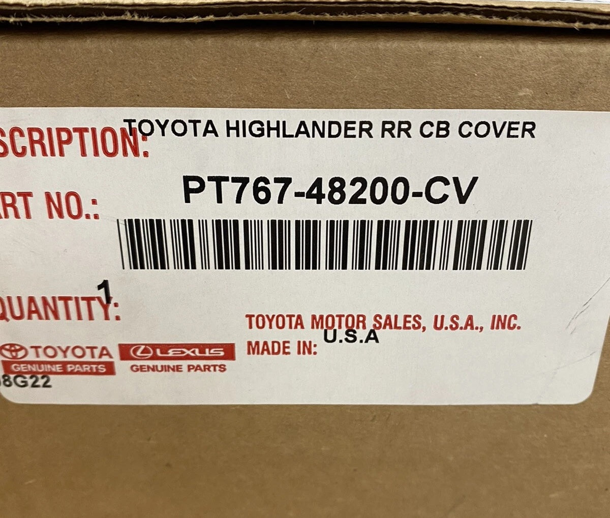 20-25 HIGHLANDER XLE XSE LIMITED PLATINUM ROOF RACK CROSS BAR COVERS SET OF 4