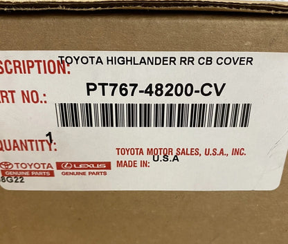 20-25 HIGHLANDER XLE XSE LIMITED PLATINUM ROOF RACK CROSS BAR COVERS SET OF 4