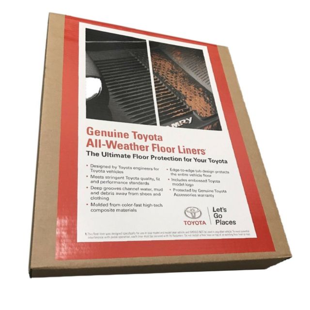 OEM 2012-2022 SEQUOIA ALL WEATHER FLOOR LINER MATS 7 passenger with rear console