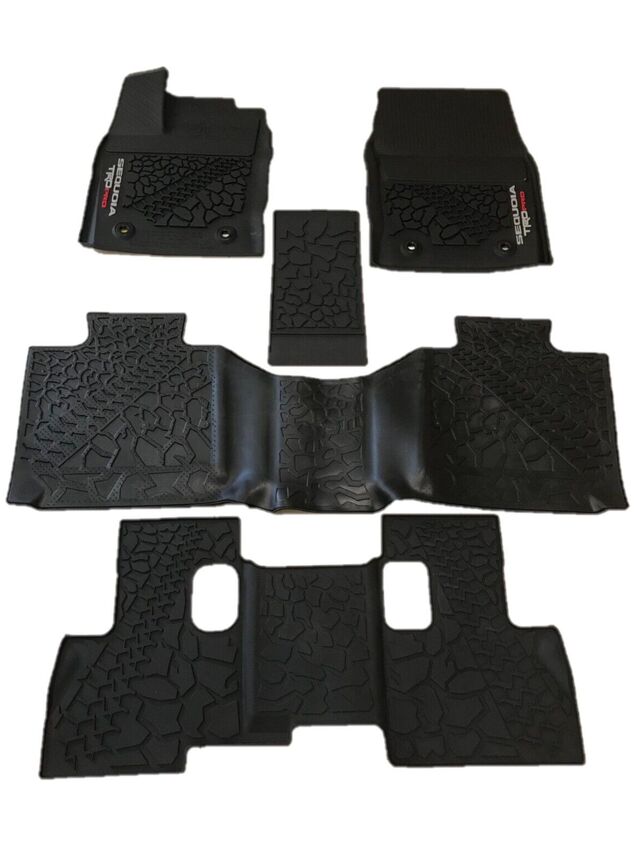 2023-2025 SEQUOIA TRD PRO ALL WEATHER FLOOR LINER MATS OEM PT908-0C233-20