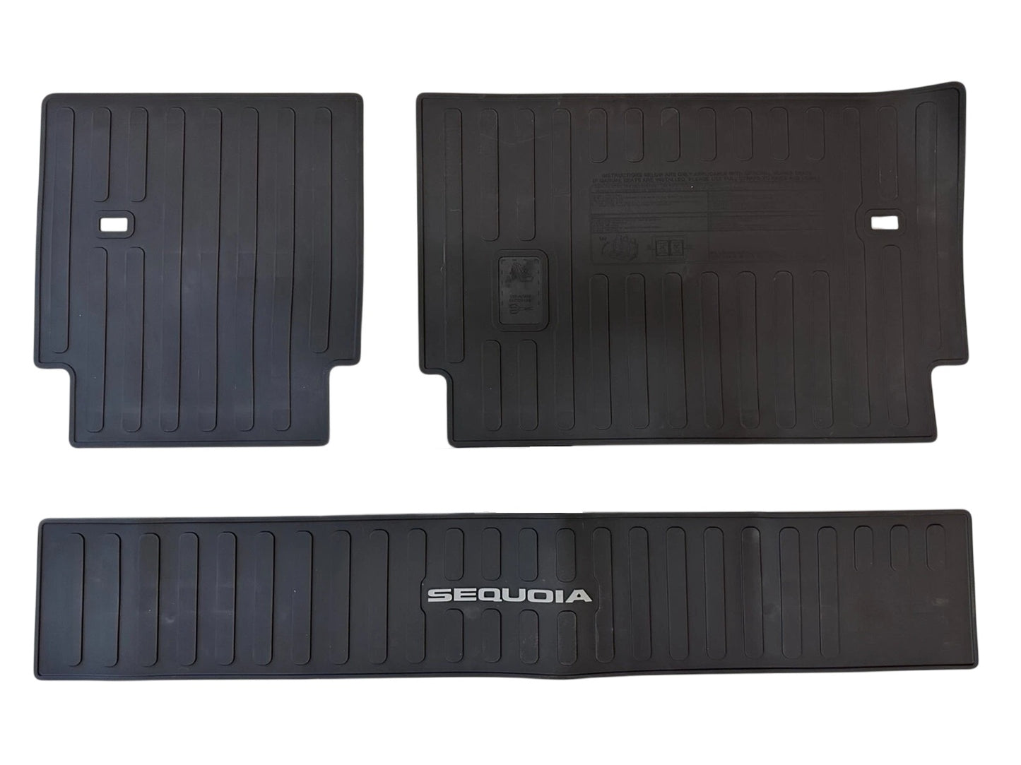 2023-2025 SEQUOIA BLACK ALL WEATHER CARGO LINER MATS OEM PT908-0C235-20