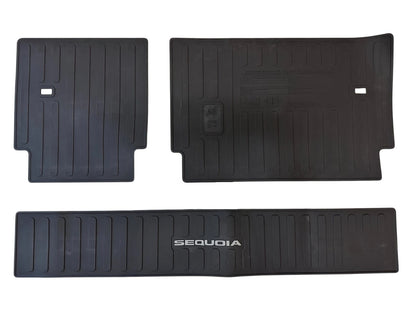 2023-2025 SEQUOIA BLACK ALL WEATHER CARGO LINER MATS OEM PT908-0C235-20
