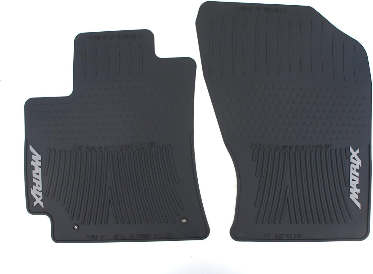 Toyota Matrix 09-11 AWD Front (2) All Weather Floor Mats Set Genuine OEM OE