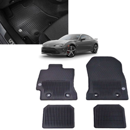 2013-2020 TOYOTA 86 FR-S ALL WEATHER RUBBER FLOOR MATS GENUINE PT908-18170-20