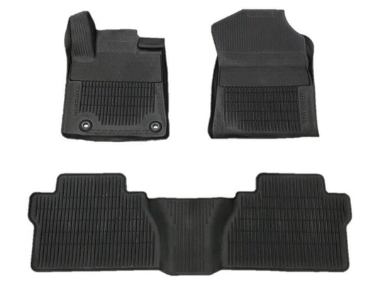 Fits Tundra Crew Max 14-18 Floor Mat Black Rubber ALL Weather Liners Genuine OEM
