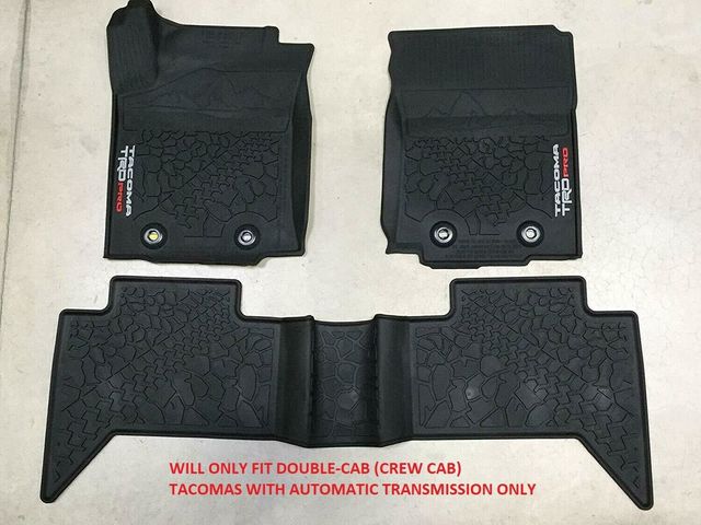 2016-2023 TOYOTA TACOMA TRD PRO ALL WEATHER/RUBBER FLOOR MAT ATM PT908-35200-02