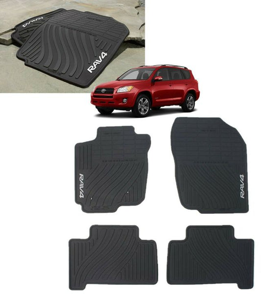 Toyota Rav4 2007-2012 Factory All Weather Rubber Floor Mats Genuine OEM OE