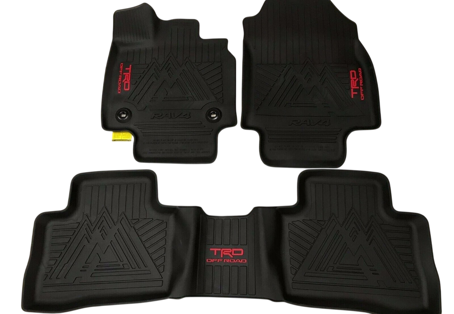 2019-2023 RAV4 OEM TOYOTA (ALL EXC PRIME) TRD OFF ROAD ALL WEATHER FLOOR LINERS