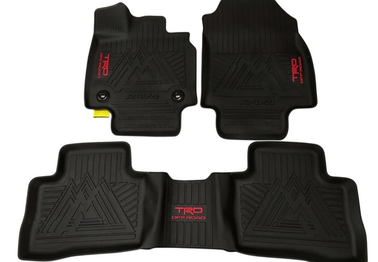 2019-2023 RAV4 OEM TOYOTA (ALL EXC PRIME) TRD OFF ROAD ALL WEATHER FLOOR LINERS