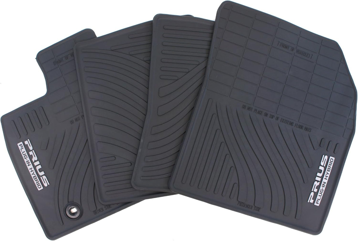 Toyota Prius Plug In 12-15 Factory All Weather Rubber Floor Mats Genuine OEM OE