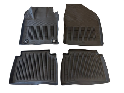 Black All Weather Rubber Floor Liner Mats Set OEM NEW! Toyota Prius 2016-2019